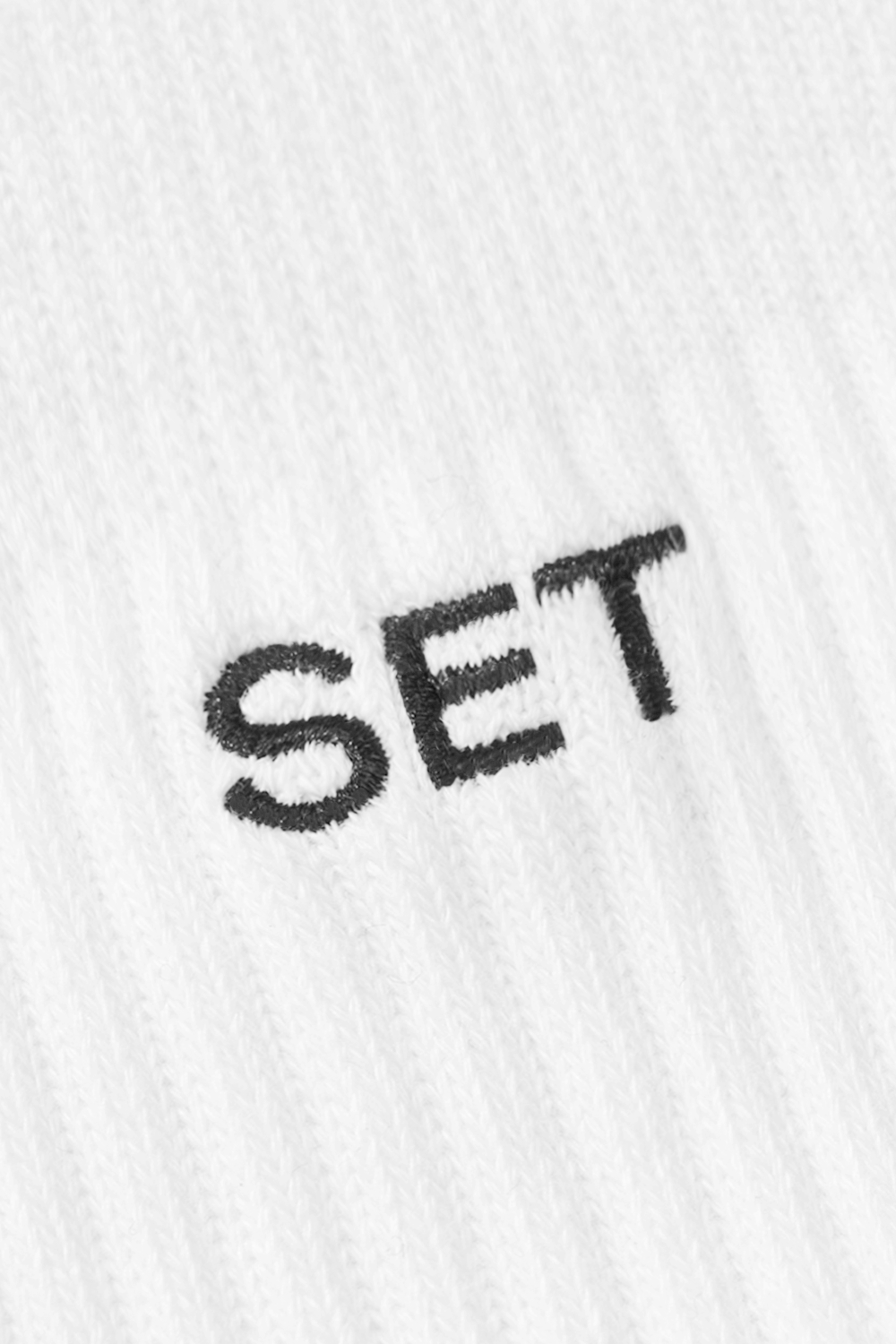 Socken – Weiß/Onyx