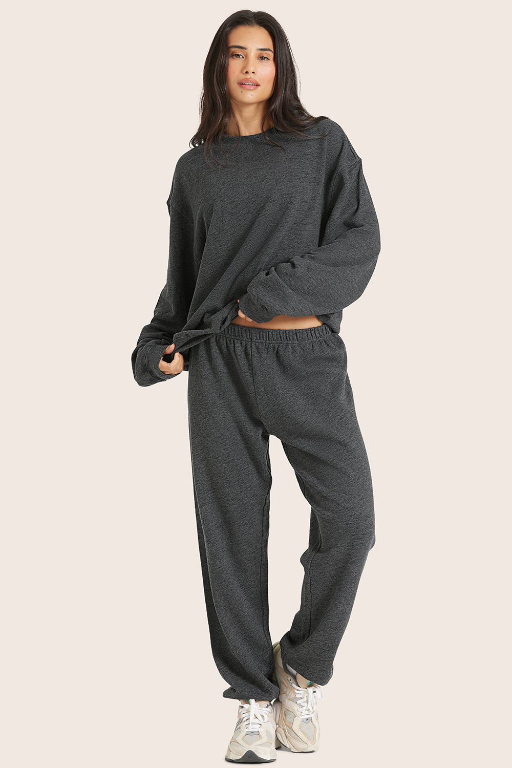 Klassische Jogginghose – Pepper Heather Grey